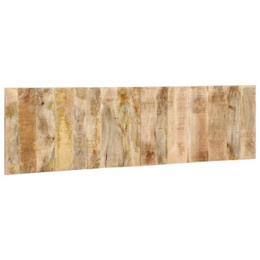 vidaXL κεφαλάρι μασίφ ακατέργαστο ξύλο Mango 180x1,5x50cm