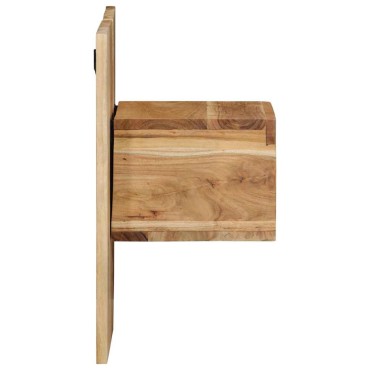 vidaXL Κομοδίνο 50x27x50cm από Μασίφ Ξύλο Ακακίας 1 τεμ.