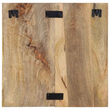 vidaXL Κομοδίνο 50x27x50cm Στερεό ακατέργαστο ξύλο Μάνγκο 1 τεμ.