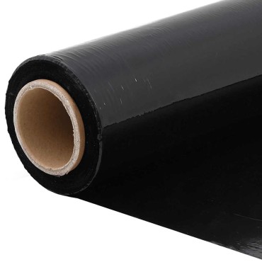 vidaXL Stretch Film 2 τεμάχια Μαύρο 30 μm 50 cm x 300 m
