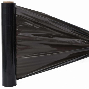 vidaXL Stretch Film 2 τεμάχια Μαύρο 30 μm 50 cm x 300 m