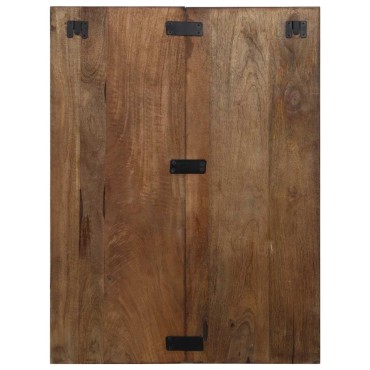 vidaXL Κομοδίνο Πολύχρωμο ντουλάπι 60x32x80cm Στερεό ξύλο αναγεννημένο 1 τεμ.