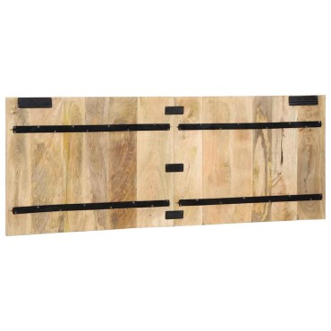vidaXL κεφαλάρι μασίφ ακατέργαστο ξύλο Mango 140x1,5x50cm