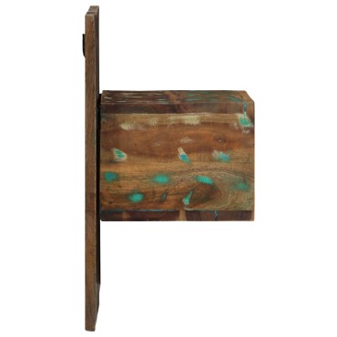 vidaXL Κομοδίνο Πολύχρωμο ντουλάπι 50x27x50cm Στερεό ξύλο αναγεννημένο 1 τεμ.
