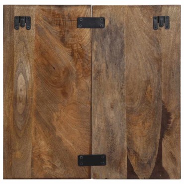 vidaXL Κομοδίνο Πολύχρωμο ντουλάπι 50x27x50cm Στερεό ξύλο αναγεννημένο 1 τεμ.