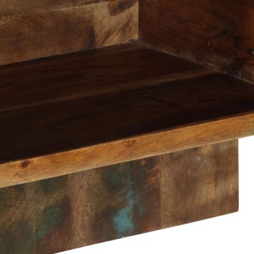 vidaXL Κομοδίνο Πολύχρωμο ντουλάπι 50x27x50cm Στερεό ξύλο αναγεννημένο 1 τεμ.