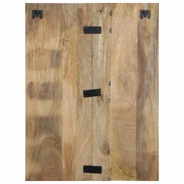 vidaXL Κομοδίνο 60x32x80cm Στερεό ακατέργαστο ξύλο Μάνγκο 1 τεμ.