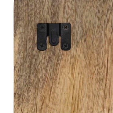 vidaXL Κομοδίνο 60x32x80cm Στερεό ακατέργαστο ξύλο Μάνγκο 1 τεμ.