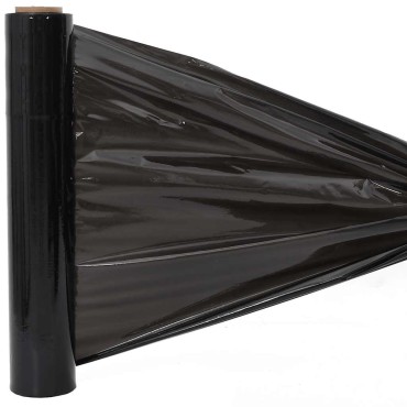 vidaXL Stretch Film 2 τεμάχια Μαύρο 23 μm 50 cm x 150 m