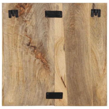 vidaXL Κομοδίνο 50x27x50cm Στερεό ακατέργαστο ξύλο Μάνγκο 1 τεμ.