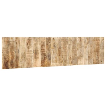 vidaXL κεφαλάρι μασίφ ακατέργαστο ξύλο Mango 200x1,5x50cm