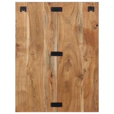 vidaXL Κομοδίνο 60x32x80cm από Μασίφ Ξύλο Ακακίας 1 τεμ.