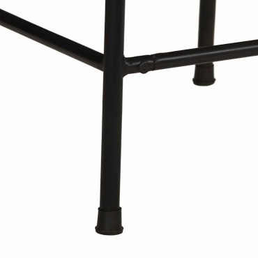 vidaXL Σκαμπό Μπαρ 4 τεμ. 46x35,5x80cm Μασίφ Ακατέργαστο Ξύλο Μάνγκο