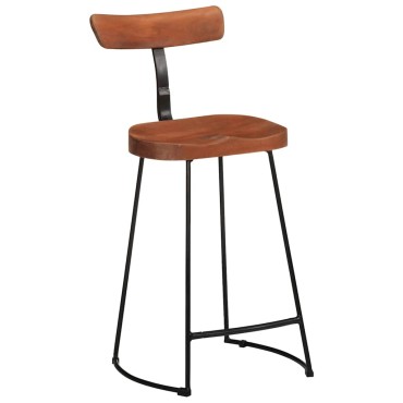 vidaXL Σκαμπό Μπαρ 2 τεμ. 49x43x88cm από Μασίφ Ξύλο Μάνγκο
