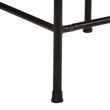 vidaXL Σκαμπό Μπαρ 2 τεμ. 46x35,5x70cm Μασίφ Ακατέργαστο Ξύλο Μάνγκο