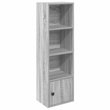 vidaXL Βιβλιοθήκη Γκρι Sonoma 31x24x102cm από Επεξεργασμένο Ξύλο 1 τεμ.