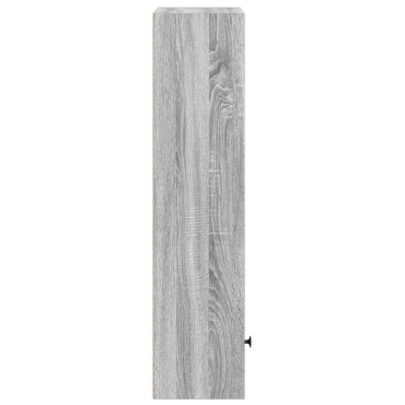vidaXL Βιβλιοθήκη Γκρι Sonoma 31x24x102cm από Επεξεργασμένο Ξύλο 1 τεμ.