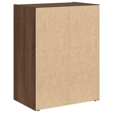 vidaXL Βιβλιοθήκη Καφέ Δρυς 40x24x52cm από Επεξεργασμένο Ξύλο 1 τεμ.