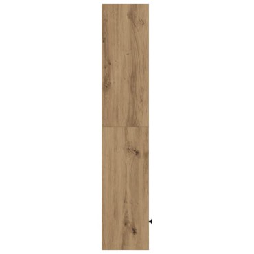 vidaXL Βιβλιοθήκη Αρτισιανή Δρυς 31x24x127cm Επεξ. Ξύλο 1 τεμ.