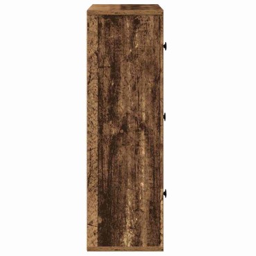 vidaXL Βιβλιοθήκη Όψη Παλαιού Ξύλου 60x24x76,5cm Επεξεργασμένο Ξύλο 1 τεμ.