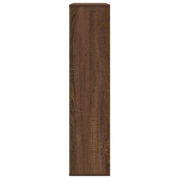 vidaXL Βιβλιοθήκη Καφέ Δρυς 89x24x101,5cm από Επεξεργασμένο Ξύλο 1 τεμ.