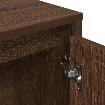 vidaXL Βιβλιοθήκη Καφέ Δρυς 89x24x101,5cm από Επεξεργασμένο Ξύλο 1 τεμ.