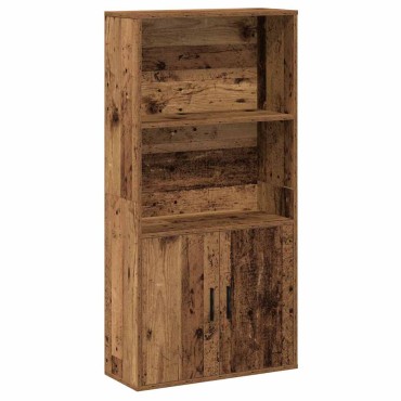 vidaXL Βιβλιοθήκη Όψη Παλαιού Ξύλου 60x24x120cm Επεξεργασμένο Ξύλο 1 τεμ.