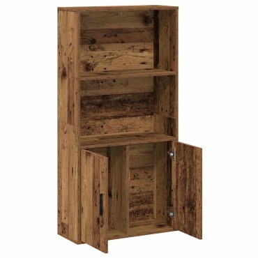 vidaXL Βιβλιοθήκη Όψη Παλαιού Ξύλου 60x24x120cm Επεξεργασμένο Ξύλο 1 τεμ.