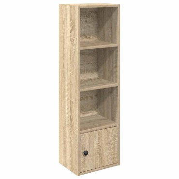 vidaXL Βιβλιοθήκη Sonoma Δρυς 31x24x102cm από Επεξεργασμένο Ξύλο 1 τεμ.