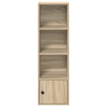 vidaXL Βιβλιοθήκη Sonoma Δρυς 31x24x102cm από Επεξεργασμένο Ξύλο 1 τεμ.