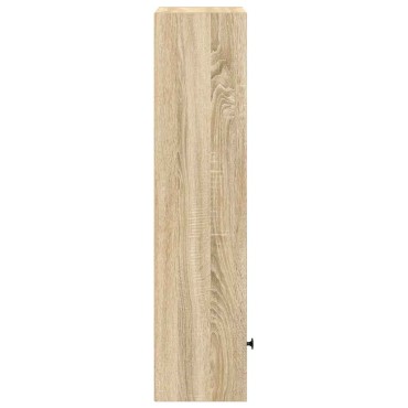 vidaXL Βιβλιοθήκη Sonoma Δρυς 31x24x102cm από Επεξεργασμένο Ξύλο 1 τεμ.