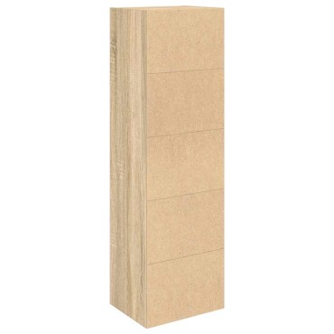 vidaXL Βιβλιοθήκη Sonoma Δρυς 31x24x102cm από Επεξεργασμένο Ξύλο 1 τεμ.