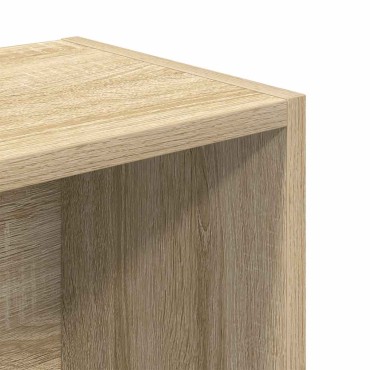 vidaXL Βιβλιοθήκη Sonoma Δρυς 31x24x102cm από Επεξεργασμένο Ξύλο 1 τεμ.