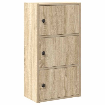 vidaXL Βιβλιοθήκη Sonoma Δρυς 40x24x77cm από Επεξεργασμένο Ξύλο 1 τεμ.