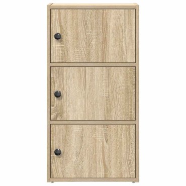 vidaXL Βιβλιοθήκη Sonoma Δρυς 40x24x77cm από Επεξεργασμένο Ξύλο 1 τεμ.