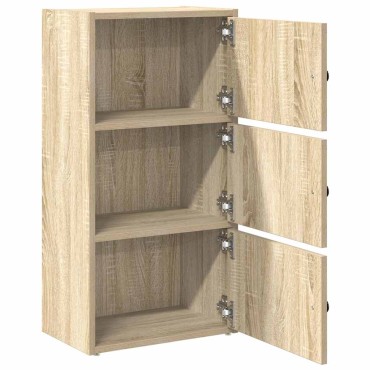 vidaXL Βιβλιοθήκη Sonoma Δρυς 40x24x77cm από Επεξεργασμένο Ξύλο 1 τεμ.