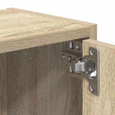 vidaXL Βιβλιοθήκη Sonoma Δρυς 40x24x77cm από Επεξεργασμένο Ξύλο 1 τεμ.