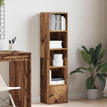 vidaXL Βιβλιοθήκη Όψη Παλαιού Ξύλου 31x24x127cm Επεξεργασμένο Ξύλο 1 τεμ.