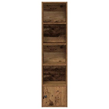 vidaXL Βιβλιοθήκη Όψη Παλαιού Ξύλου 31x24x127cm Επεξεργασμένο Ξύλο 1 τεμ.