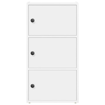 vidaXL Βιβλιοθήκη Λευκή 40x24x77cm από Επεξεργασμένο Ξύλο 1 τεμ.