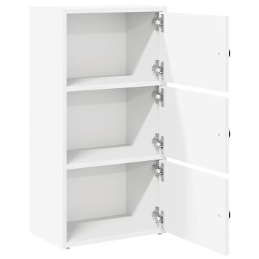 vidaXL Βιβλιοθήκη Λευκή 40x24x77cm από Επεξεργασμένο Ξύλο 1 τεμ.