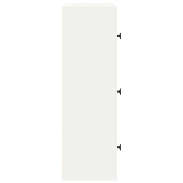 vidaXL Βιβλιοθήκη Λευκή 40x24x77cm από Επεξεργασμένο Ξύλο 1 τεμ.