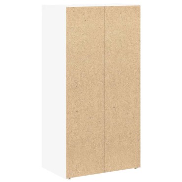 vidaXL Βιβλιοθήκη Λευκή 40x24x77cm από Επεξεργασμένο Ξύλο 1 τεμ.