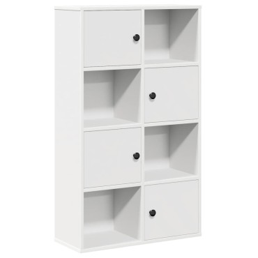 vidaXL Βιβλιοθήκη Λευκή 60x24x101,5cm από Επεξεργασμένο Ξύλο 1 τεμ.