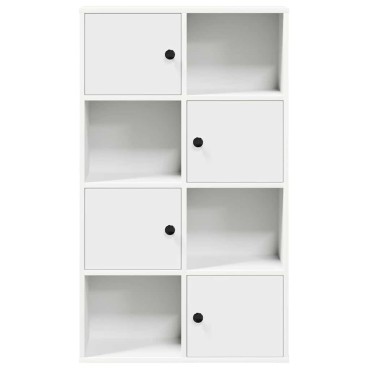vidaXL Βιβλιοθήκη Λευκή 60x24x101,5cm από Επεξεργασμένο Ξύλο 1 τεμ.