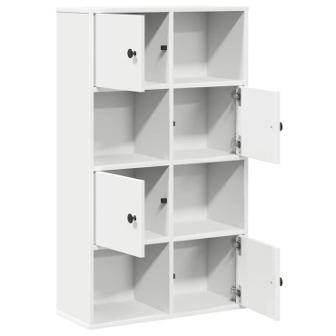 vidaXL Βιβλιοθήκη Λευκή 60x24x101,5cm από Επεξεργασμένο Ξύλο 1 τεμ.
