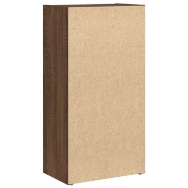 vidaXL Βιβλιοθήκη Καφέ Δρυς 40x24x77cm από Επεξεργασμένο Ξύλο 1 τεμ.