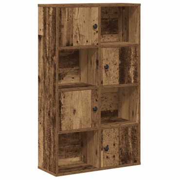 vidaXL Βιβλιοθήκη Όψη Παλαιού Ξύλου 60x24x101,5cm Επεξεργασμένο Ξύλο 1 τεμ.