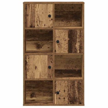 vidaXL Βιβλιοθήκη Όψη Παλαιού Ξύλου 60x24x101,5cm Επεξεργασμένο Ξύλο 1 τεμ.