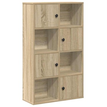 vidaXL Βιβλιοθήκη Sonoma Δρυς 60x24x101,5cm από Επεξεργασμένο Ξύλο 1 τεμ.